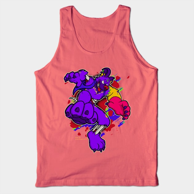 Halloween wild dog zombie Tank Top by licographics